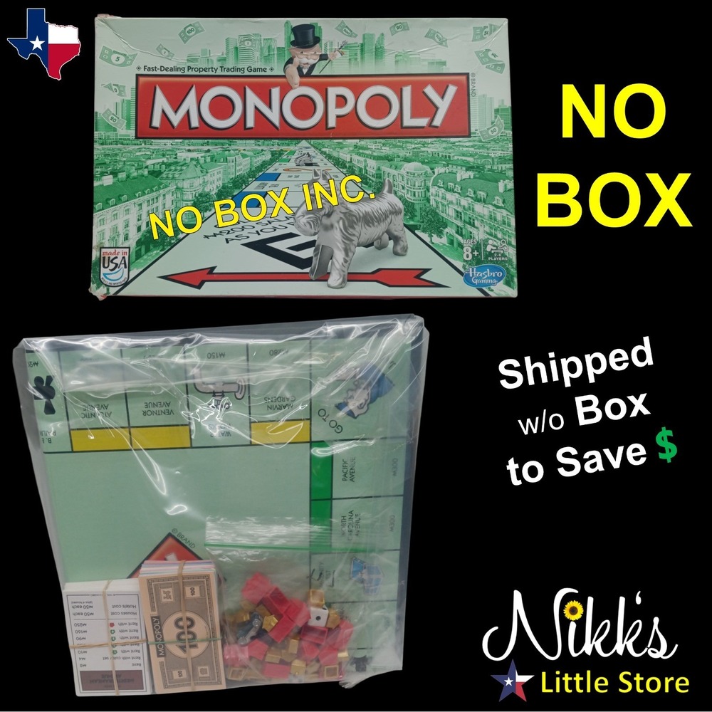 Hasbro Monopoly Classic‎ Board Game [PRE-OWNED - NO BOX]